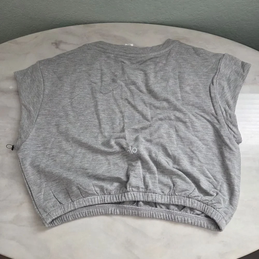 ALO Yoga Dreamy Crop Short Sleeve Top XS
